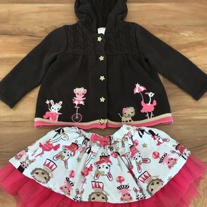 Precious Gymboree Sweater and Tutu!!